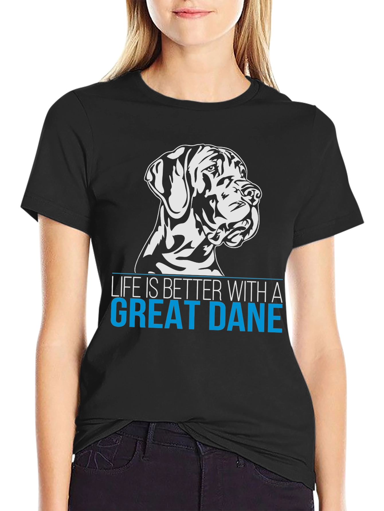 Great Dane Life T-Shirt - Dog Lover Tee