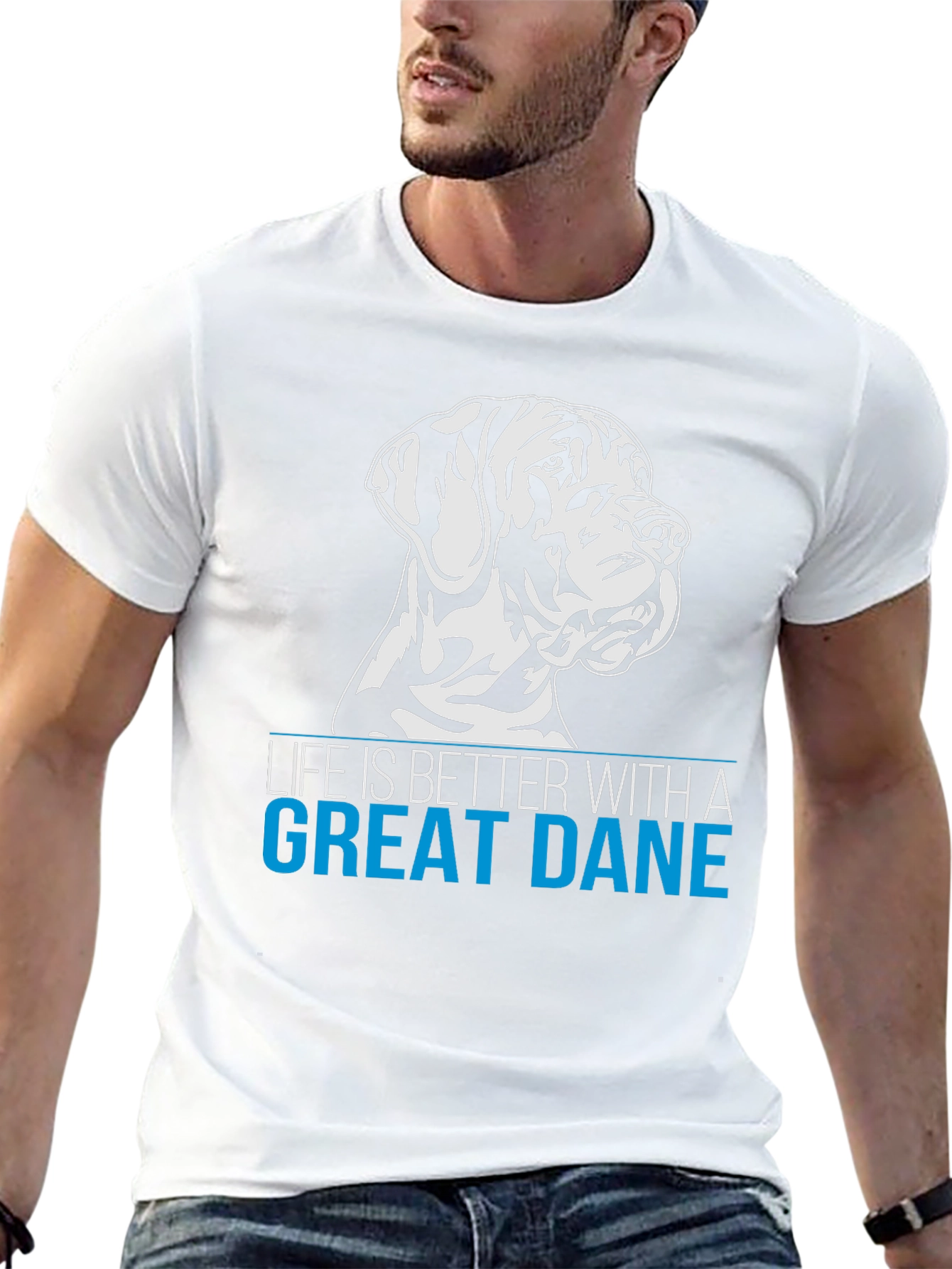 Great Dane Life T-Shirt - Dog Lover Tee