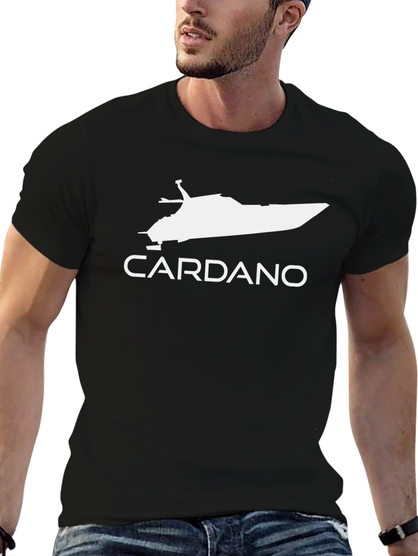 Cardano Boat T-Shirt - Black