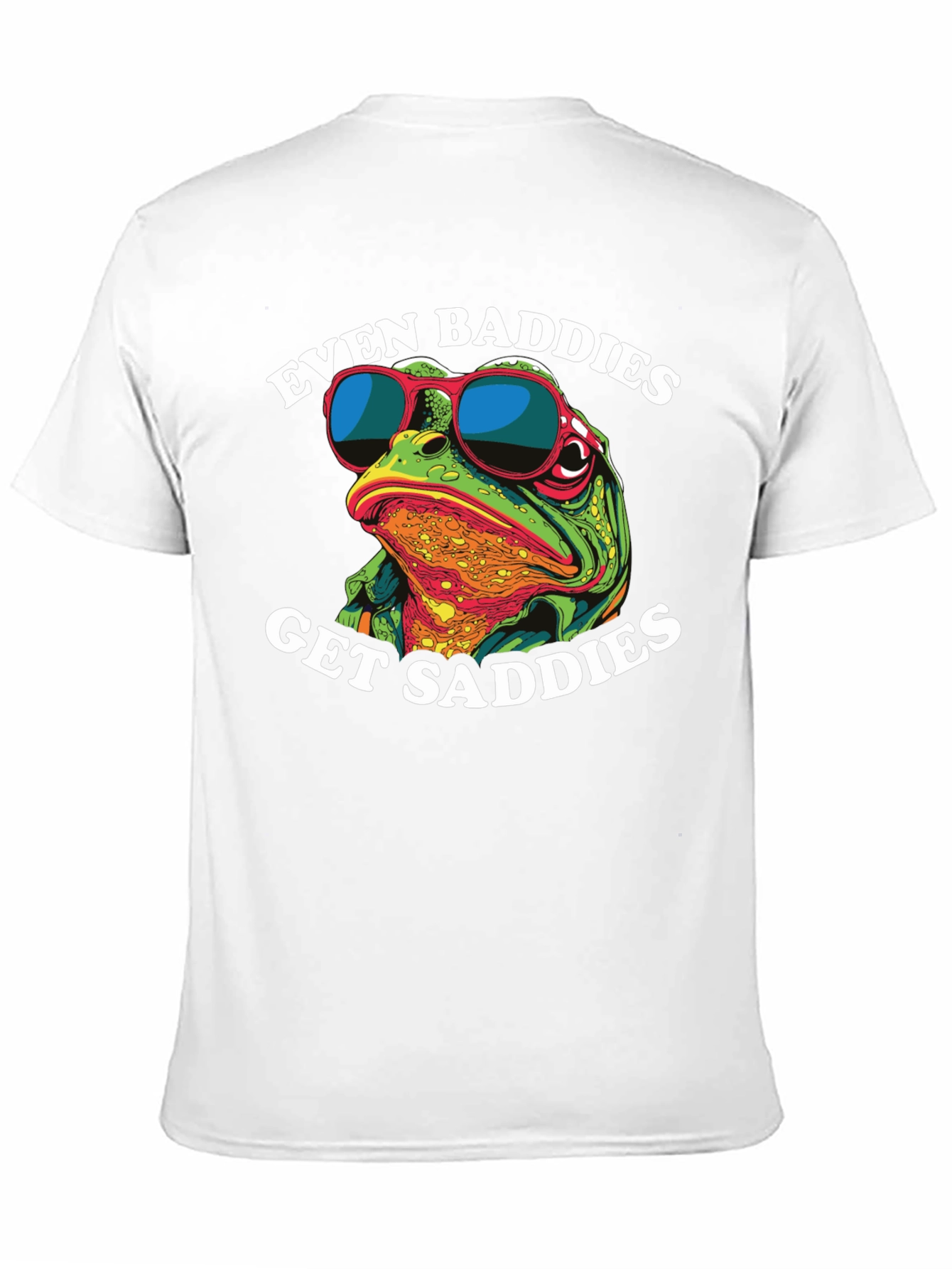 Even Baddies Get Saddies Frog Graphic Tee