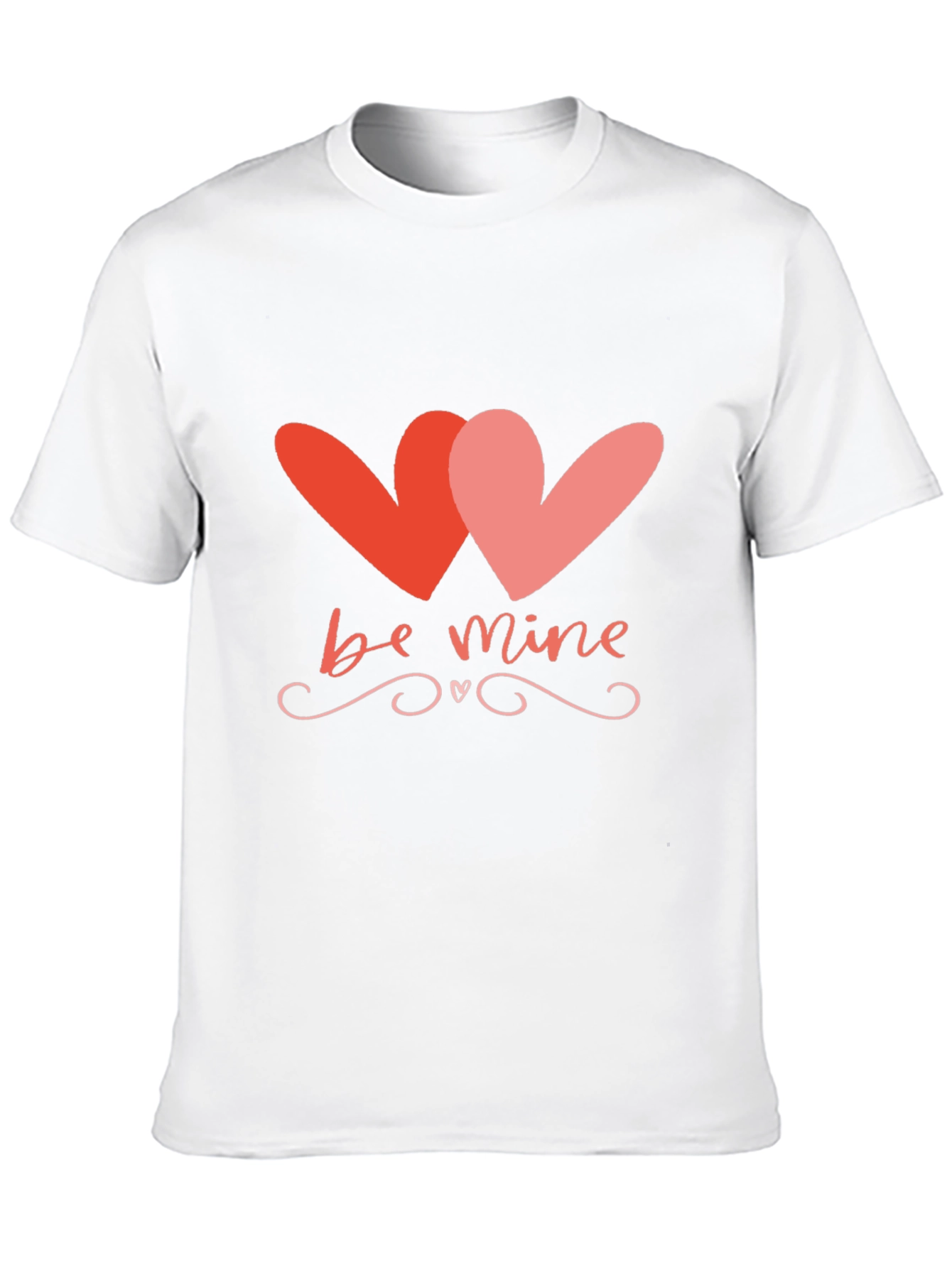 Be Mine Valentines Day Heart Graphic T-Shirt