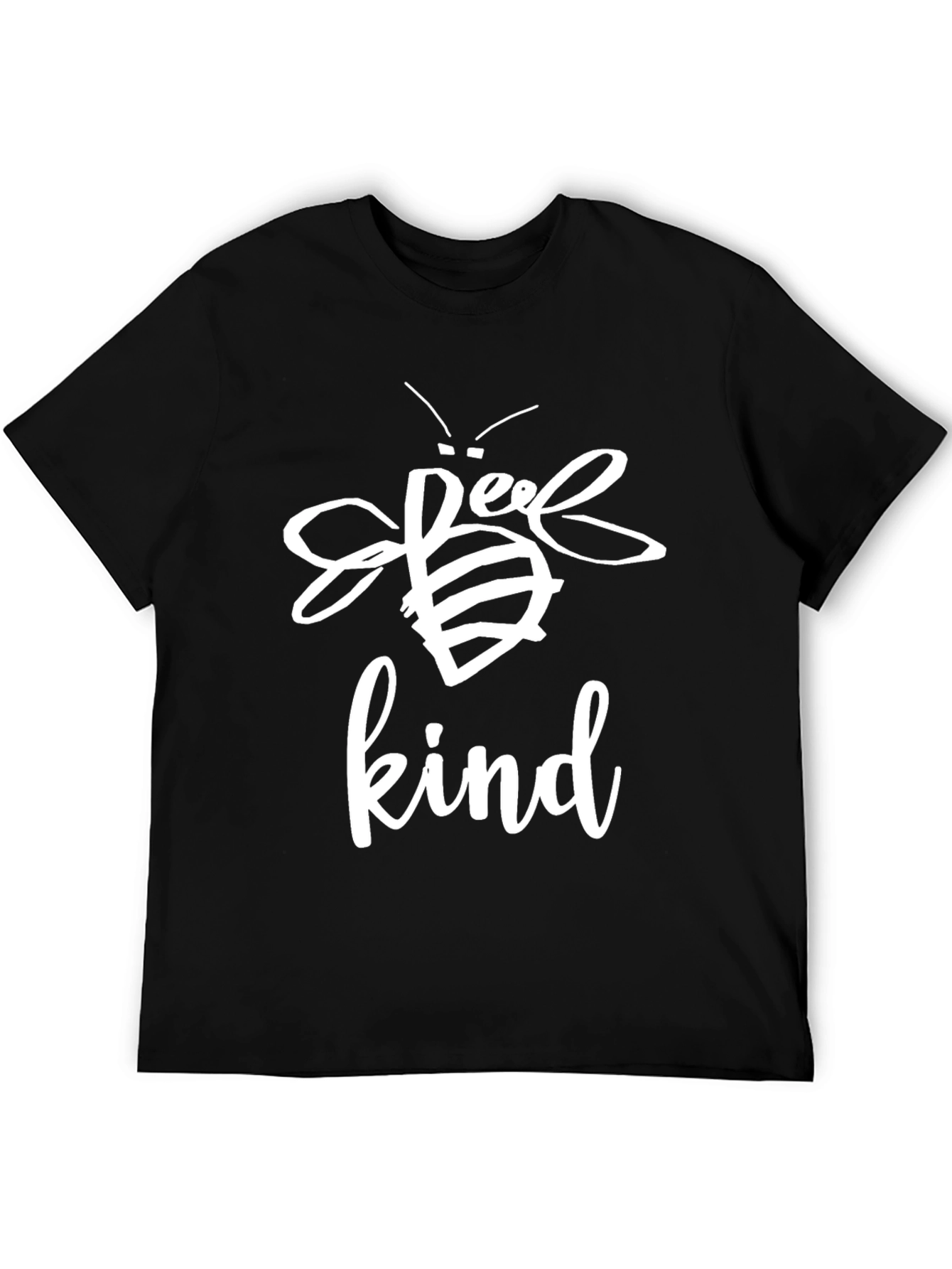 Bee Kind Graphic T-Shirt - Black Cotton Tee