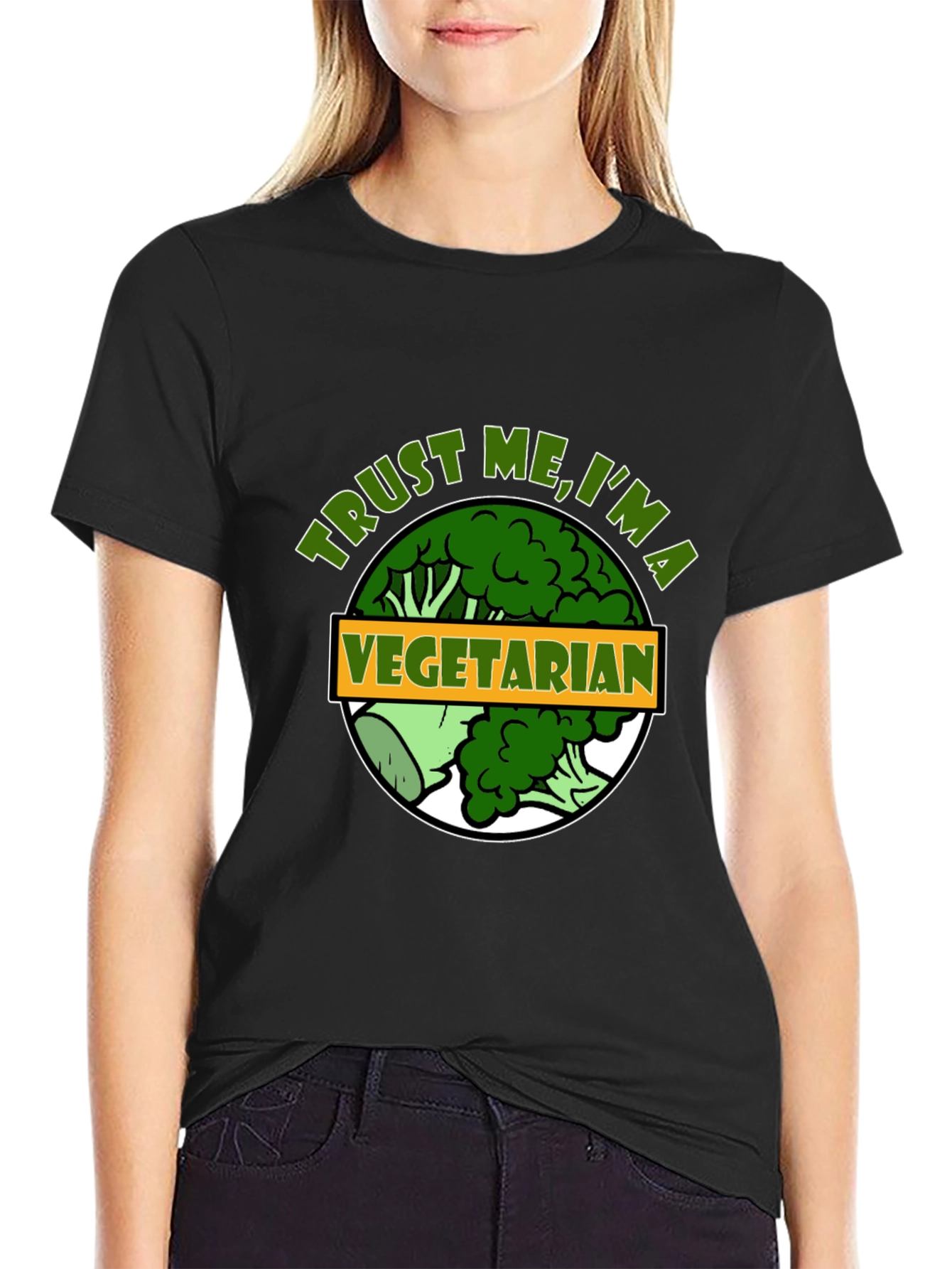Trust Me Im A Vegetarian Funny T-Shirt