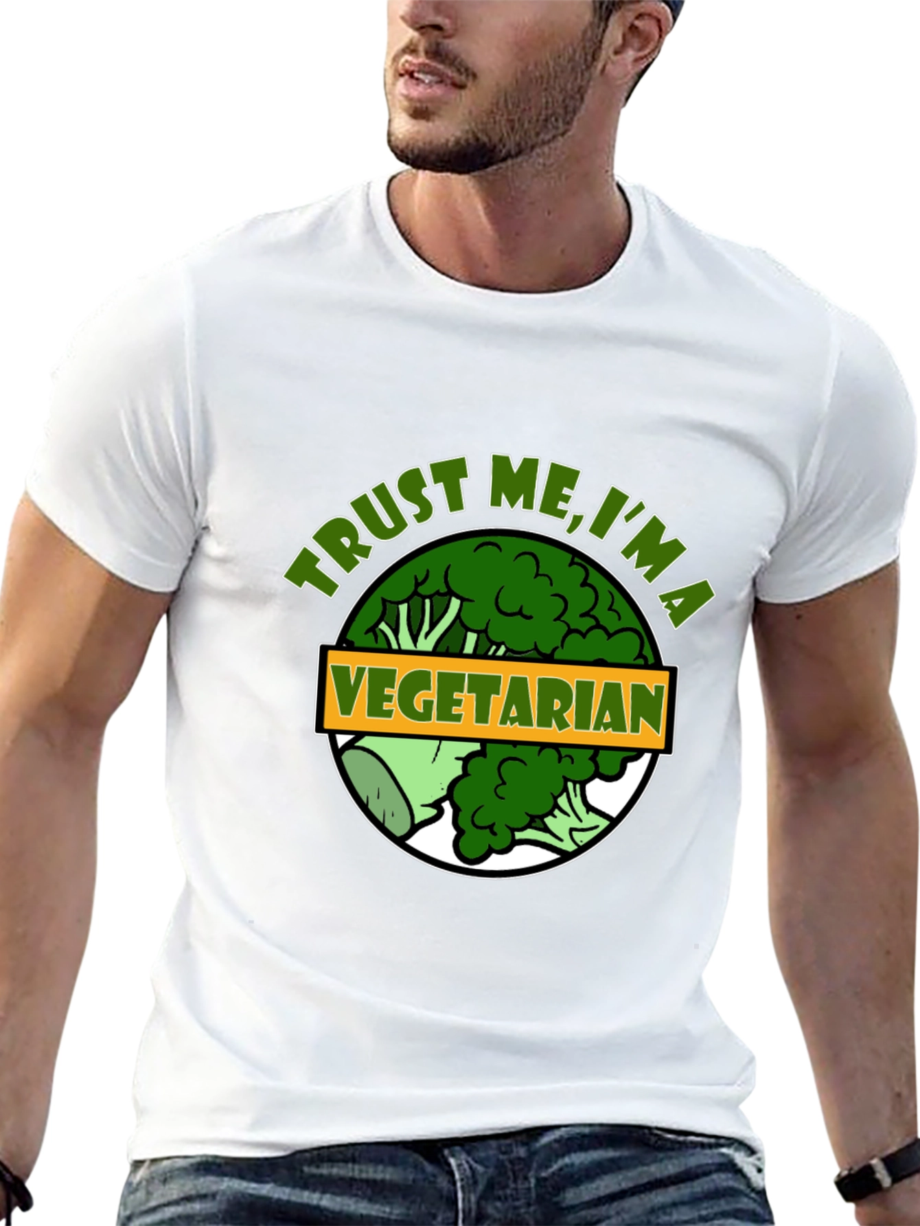 Trust Me Im A Vegetarian Funny T-Shirt