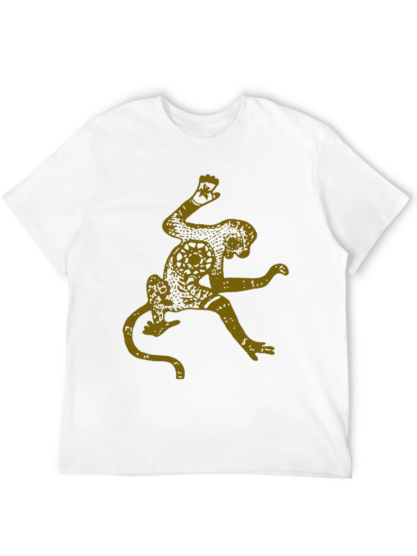 Monkey Graphic Tee - Black Cotton Blend