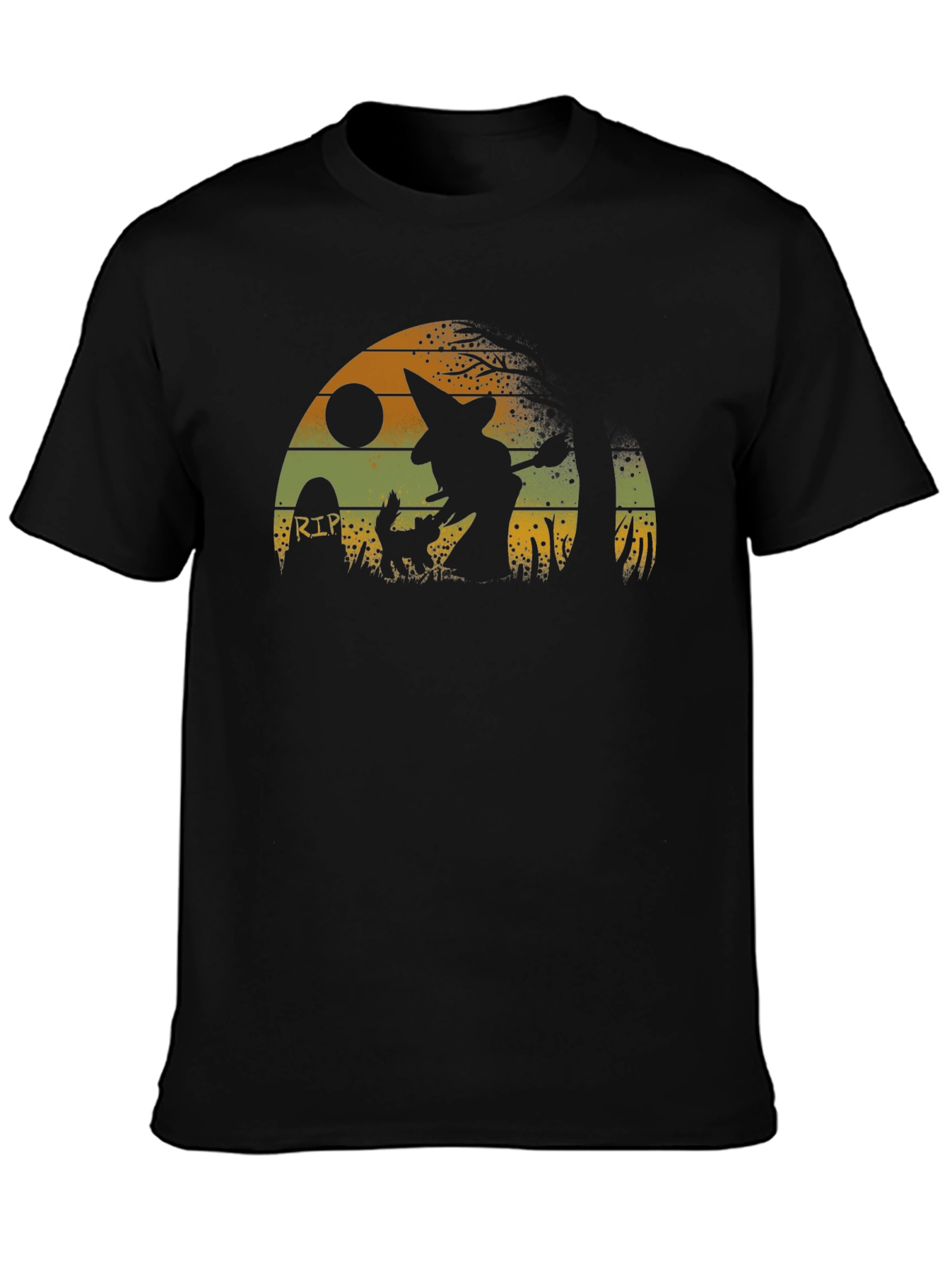 Witch Halloween Graphic T-Shirt