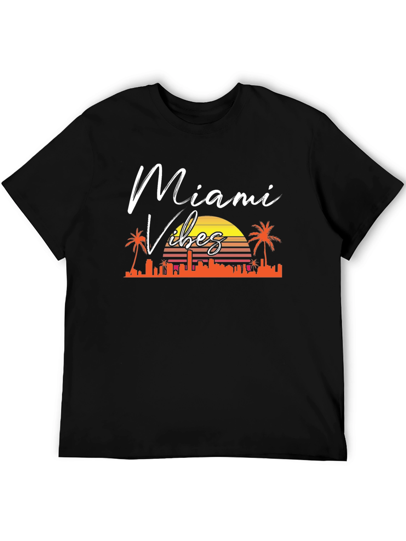Miami Vibes Graphic T-Shirt - Retro Style