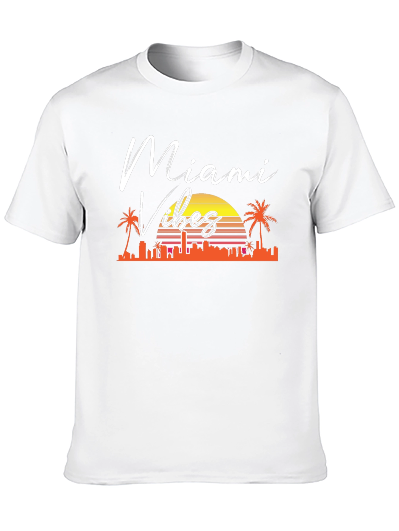 Miami Vibes Graphic T-Shirt - Retro Style