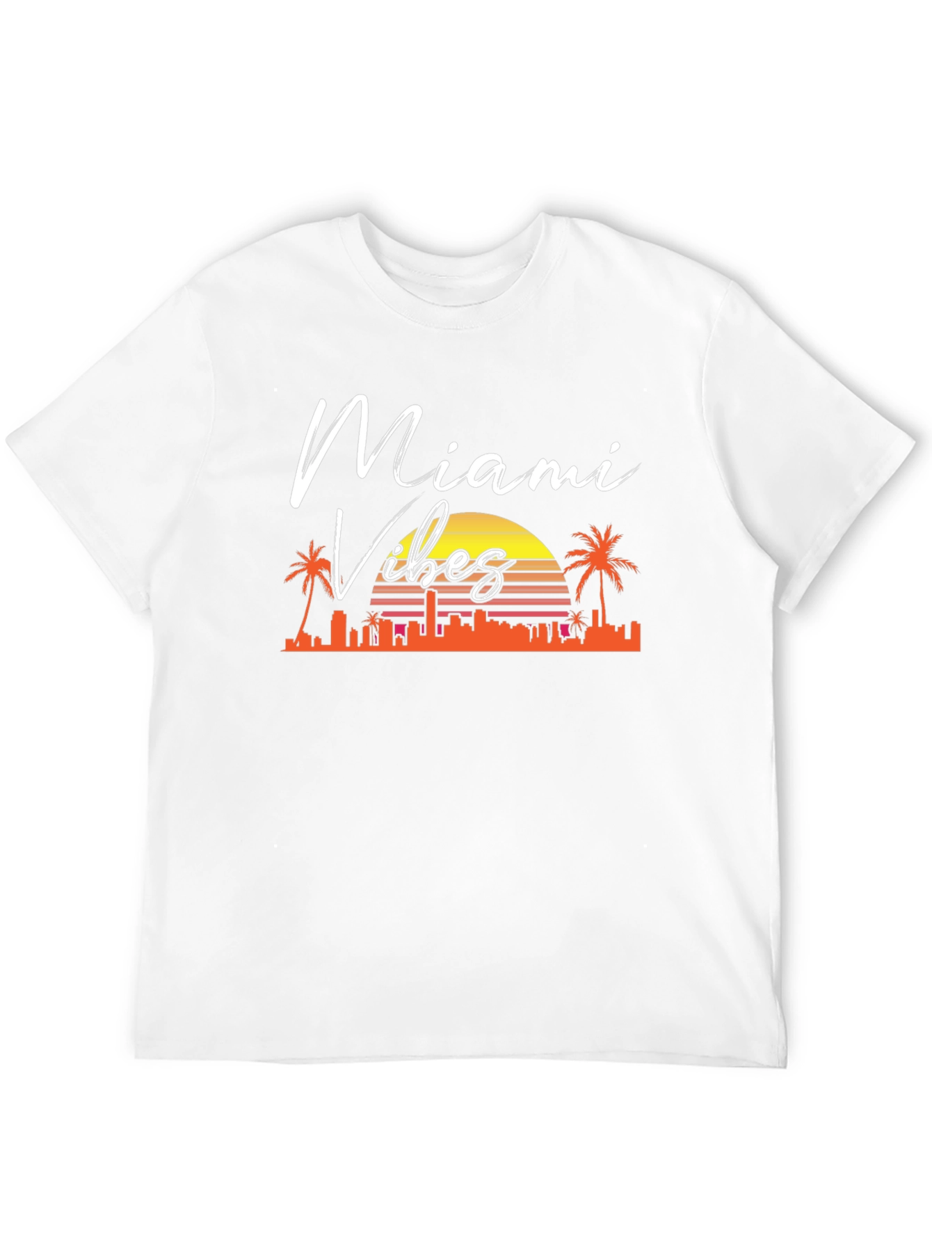 Miami Vibes Graphic T-Shirt - Retro Style