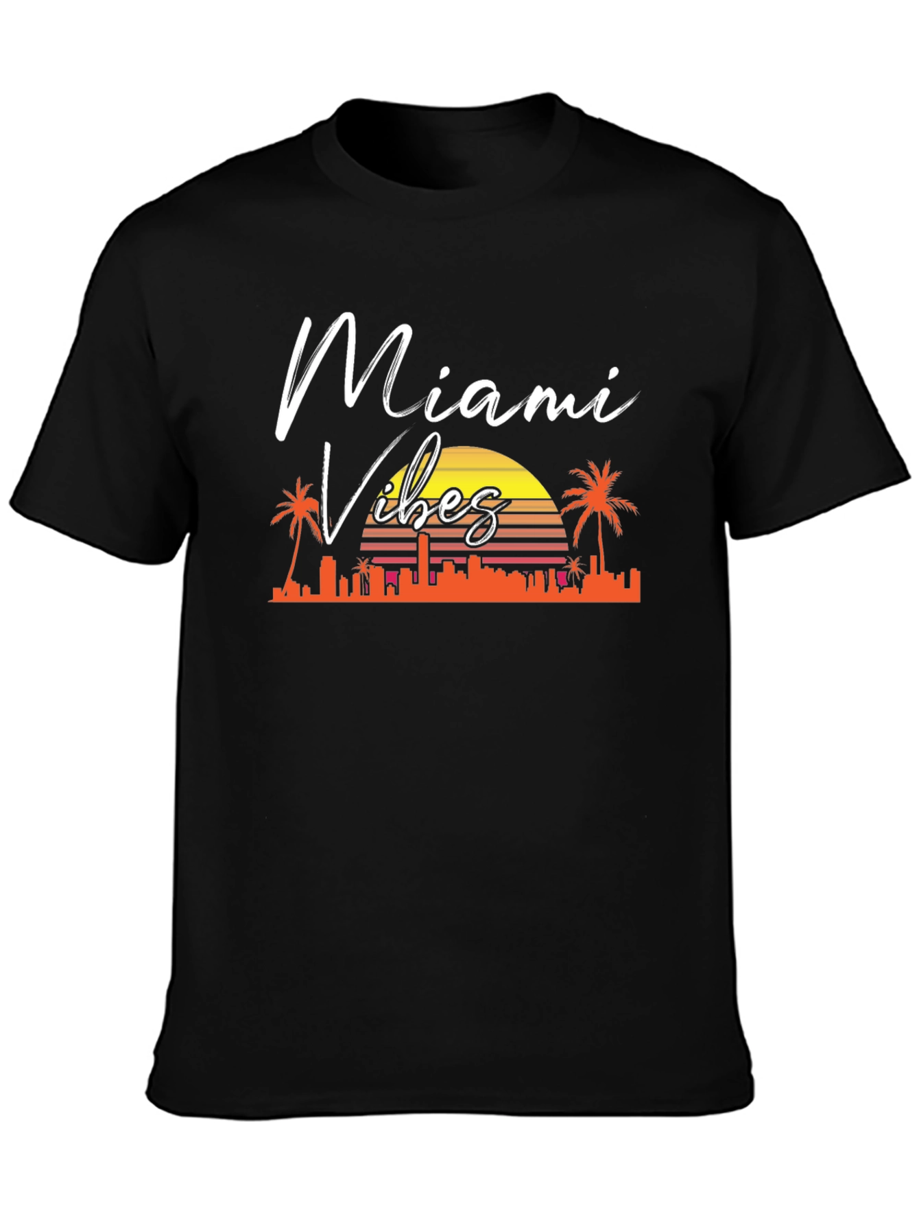 Miami Vibes Graphic T-Shirt - Retro Style