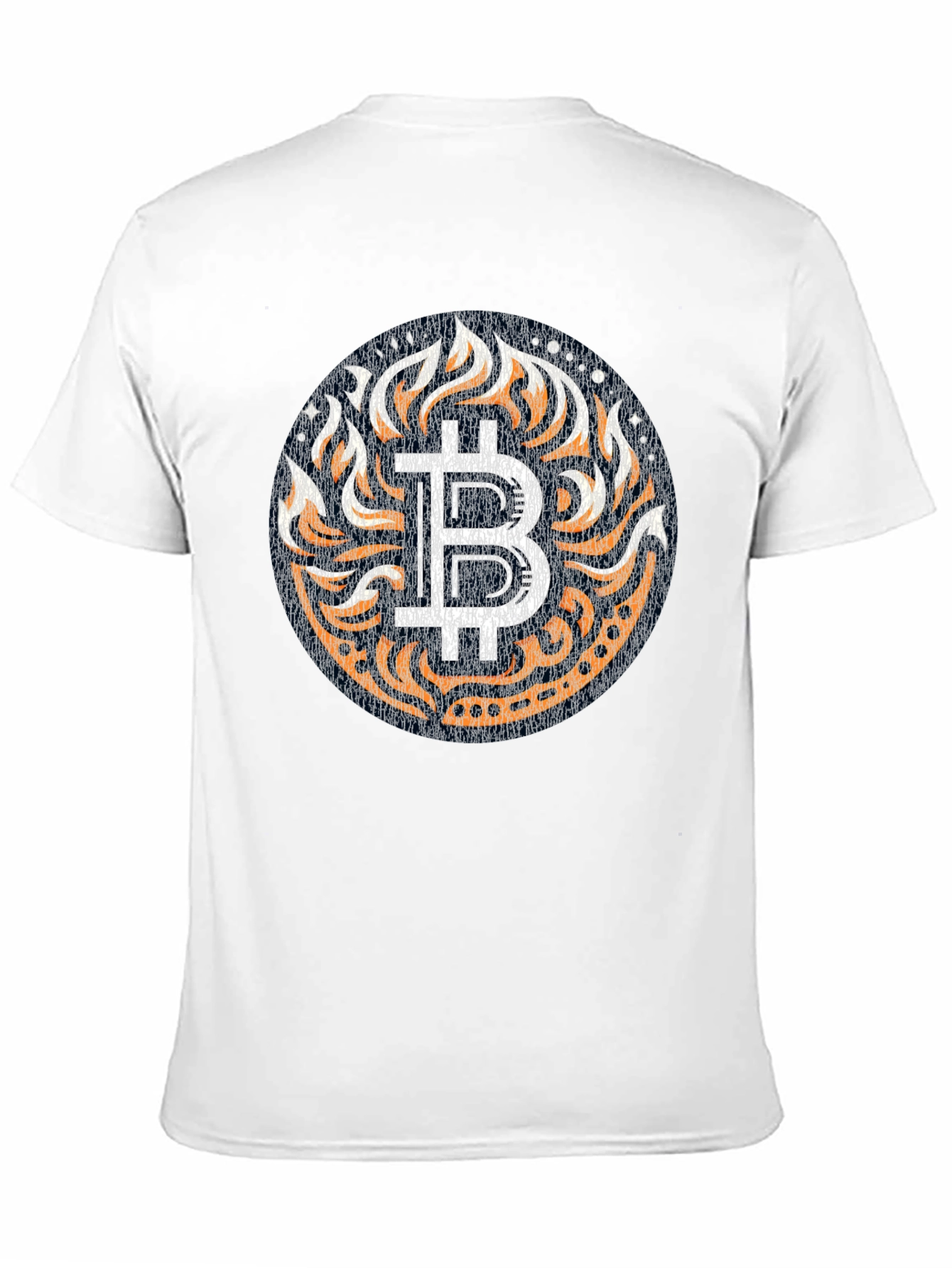 Bitcoin Flame Graphic T-Shirt - Crypto Fashion