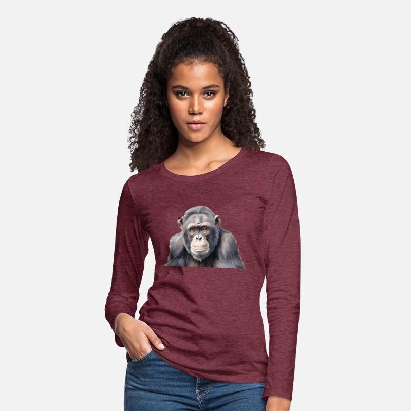 Watercolor chimpanzee monkey painting art