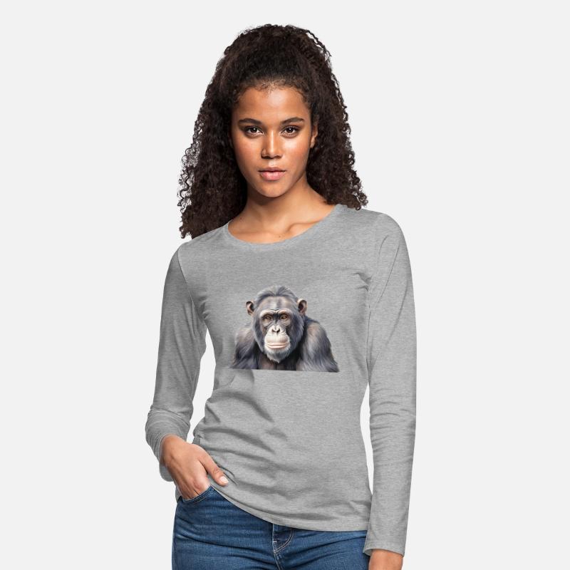 Watercolor chimpanzee monkey painting art