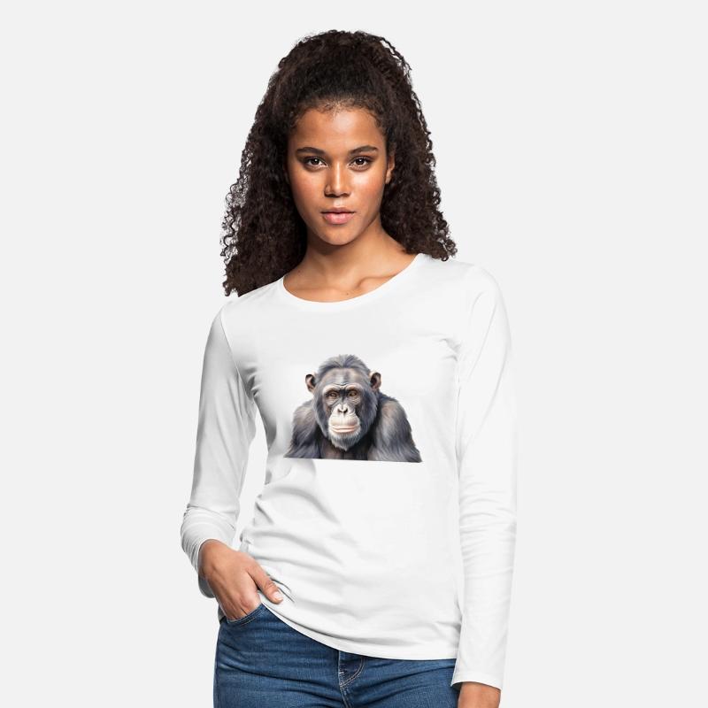 Watercolor chimpanzee monkey painting art