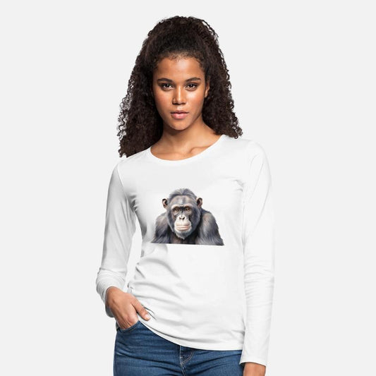 Watercolor chimpanzee monkey painting art