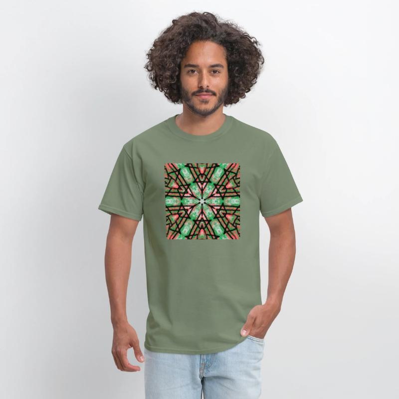 watercolor garden green house blast mandala