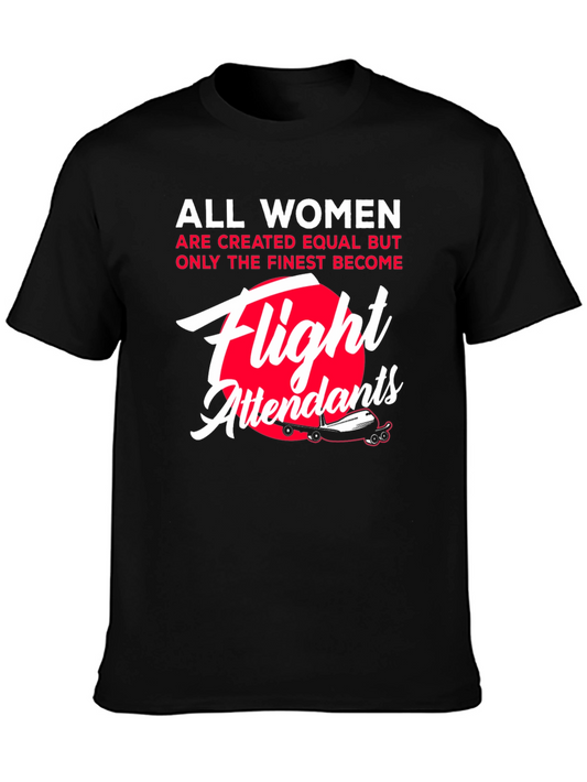 Flight Attendant T-Shirt - Women in Aviation Tee