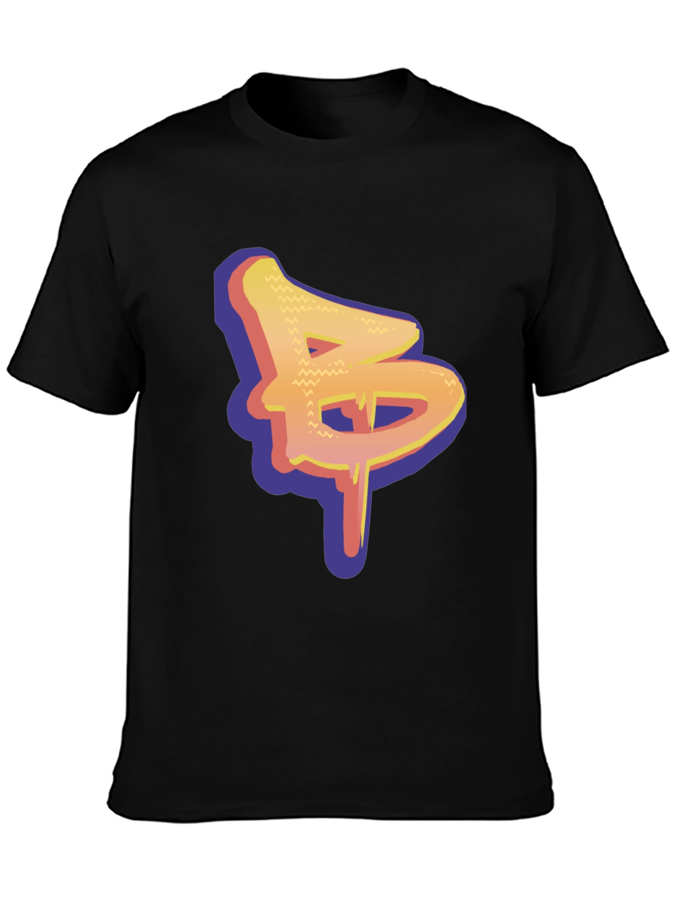 Graffiti Style Letter B Graphic Tee