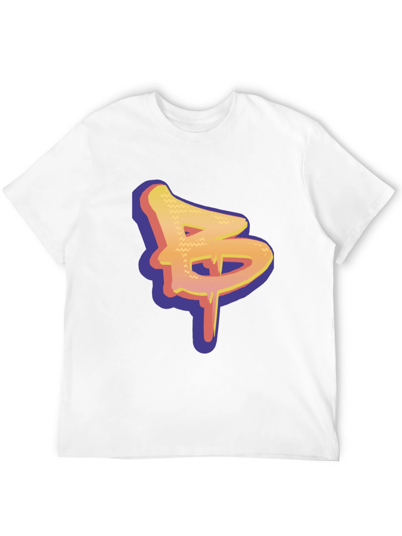 Graffiti Style Letter B Graphic Tee