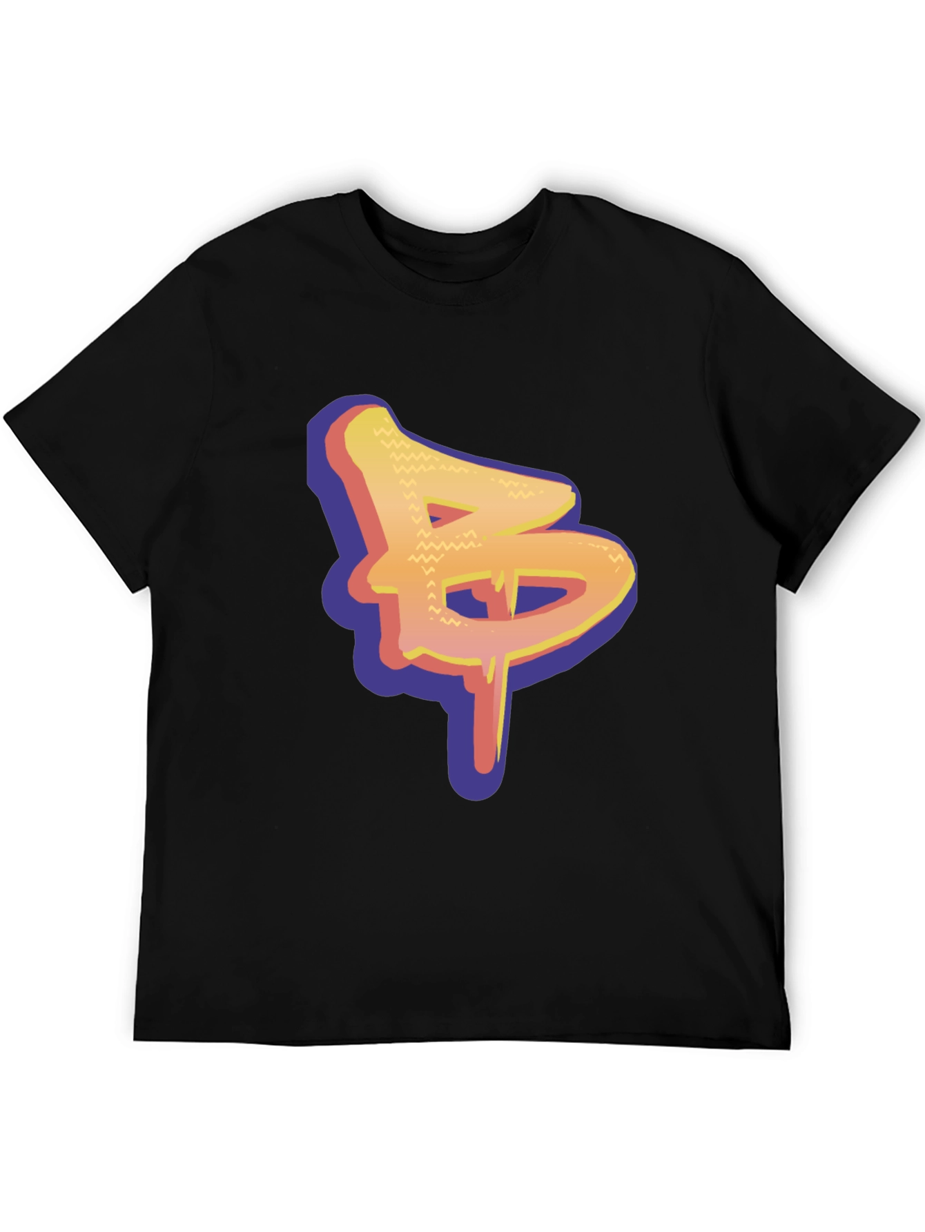 Graffiti Style Letter B Graphic Tee