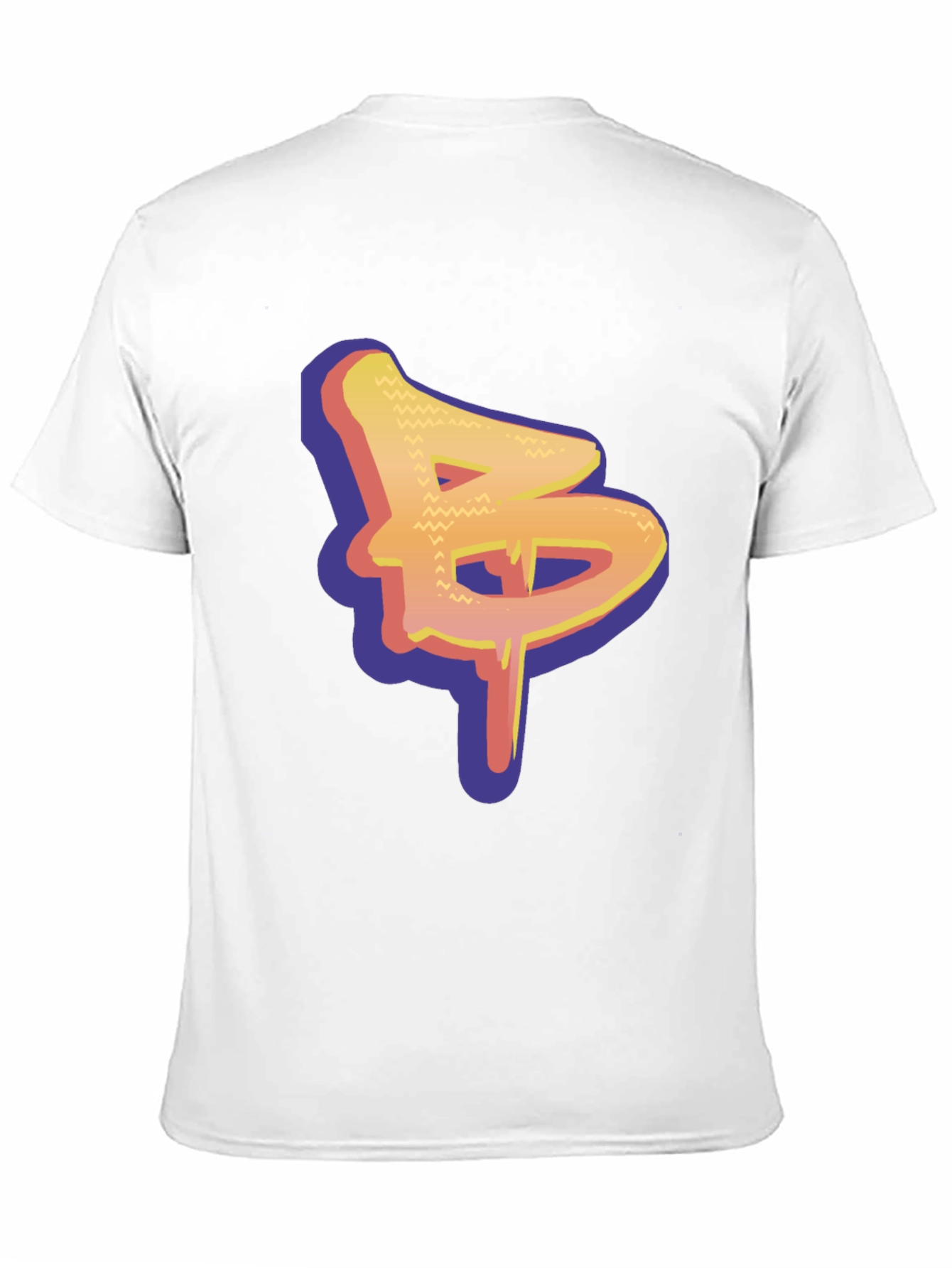 Graffiti Style Letter B Graphic Tee