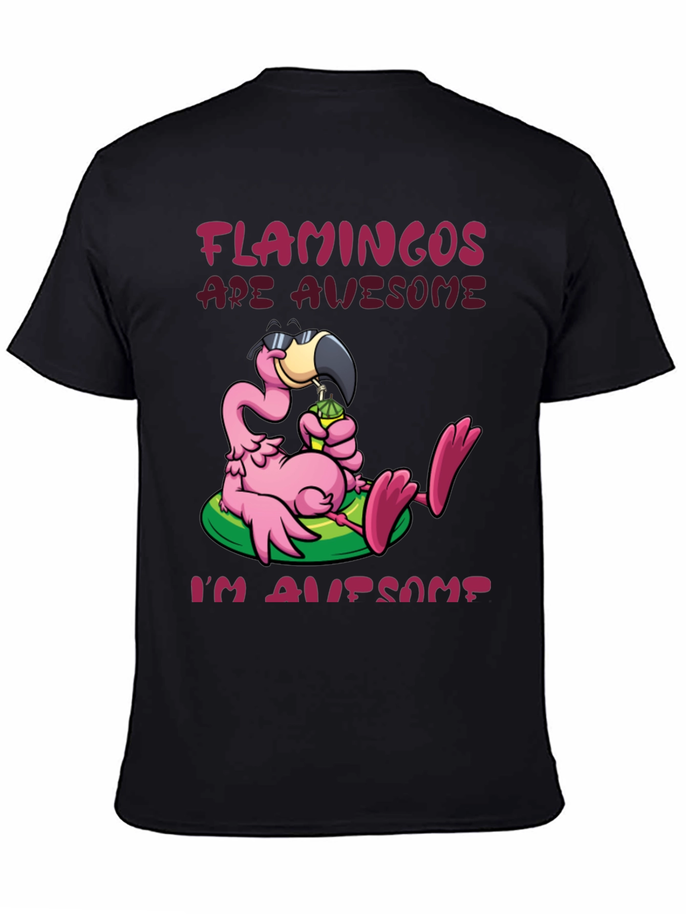 Flamingos Are Awesome Graphic Tee