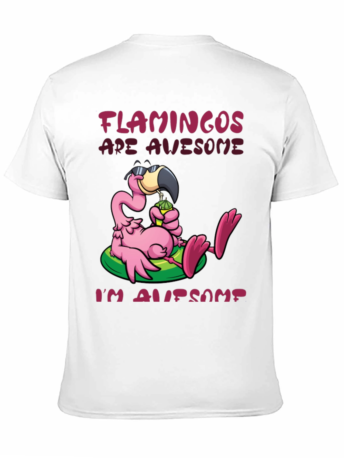 Flamingos Are Awesome Graphic Tee