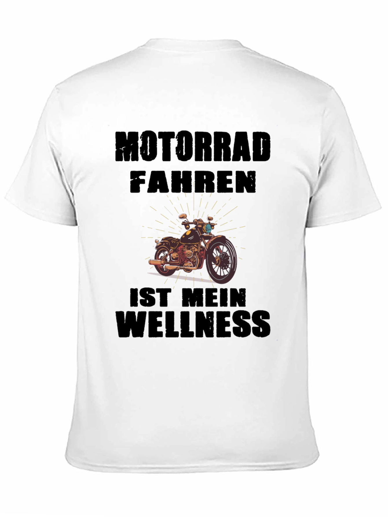 Motorrad Fahren T-Shirt - Biker Wellness Tee