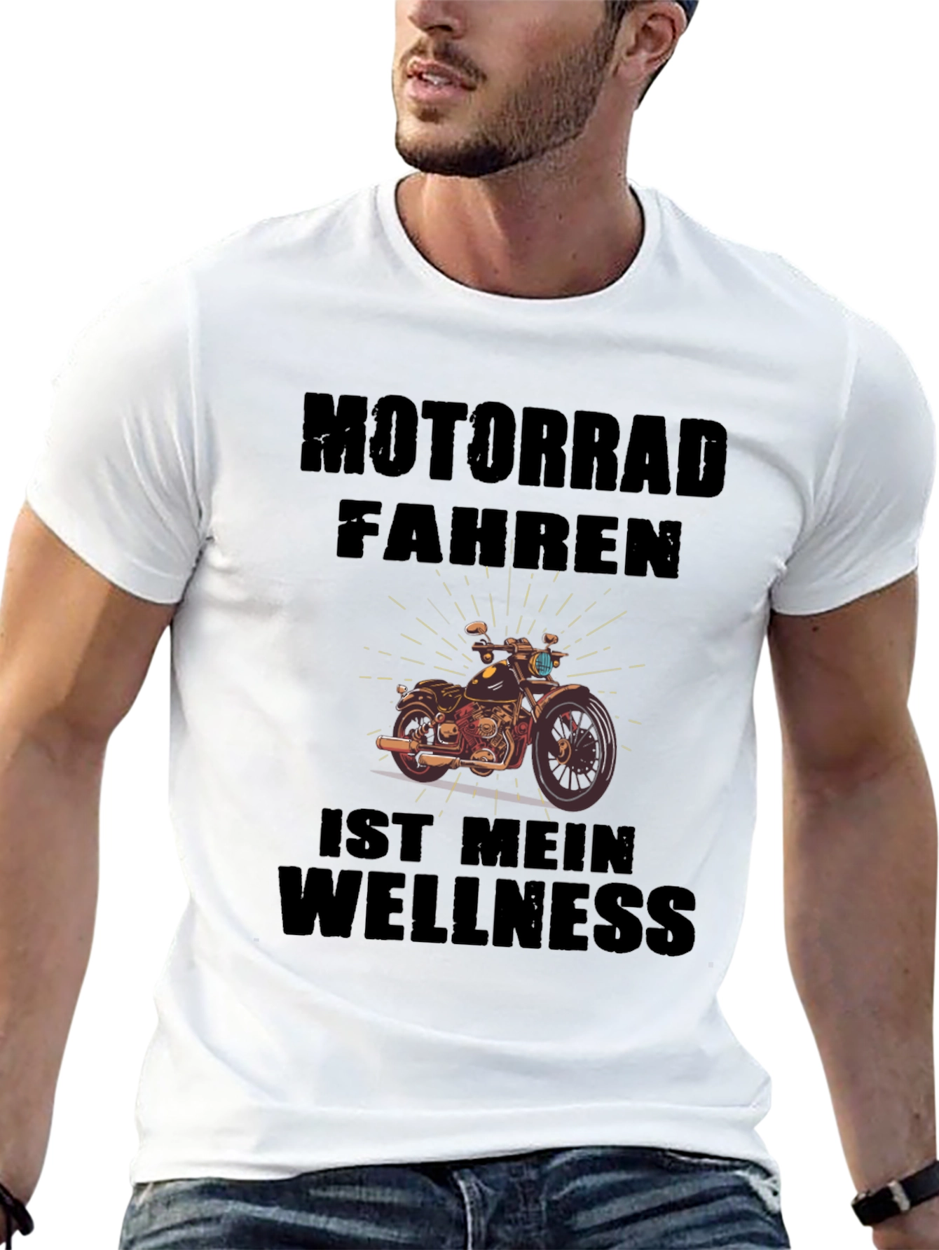 Motorrad Fahren T-Shirt - Biker Wellness Tee