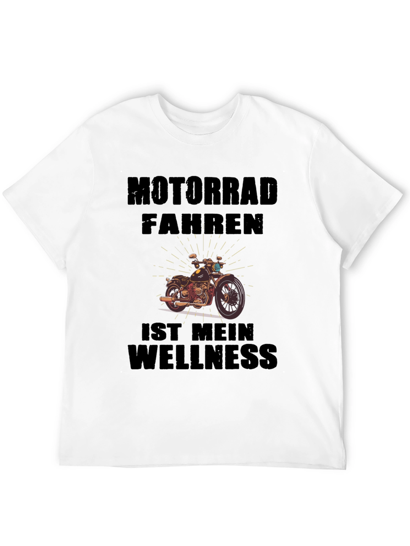 Motorrad Fahren T-Shirt - Biker Wellness Tee