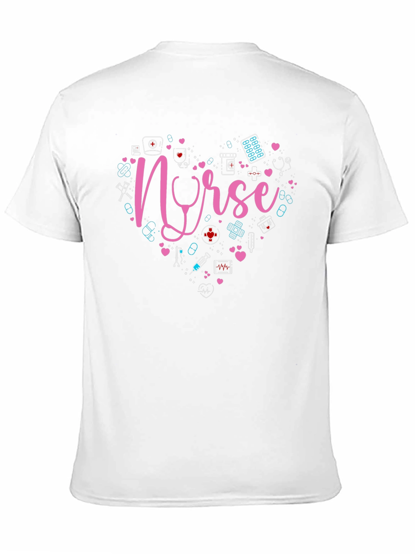 Nurse Heart Graphic T-Shirt
