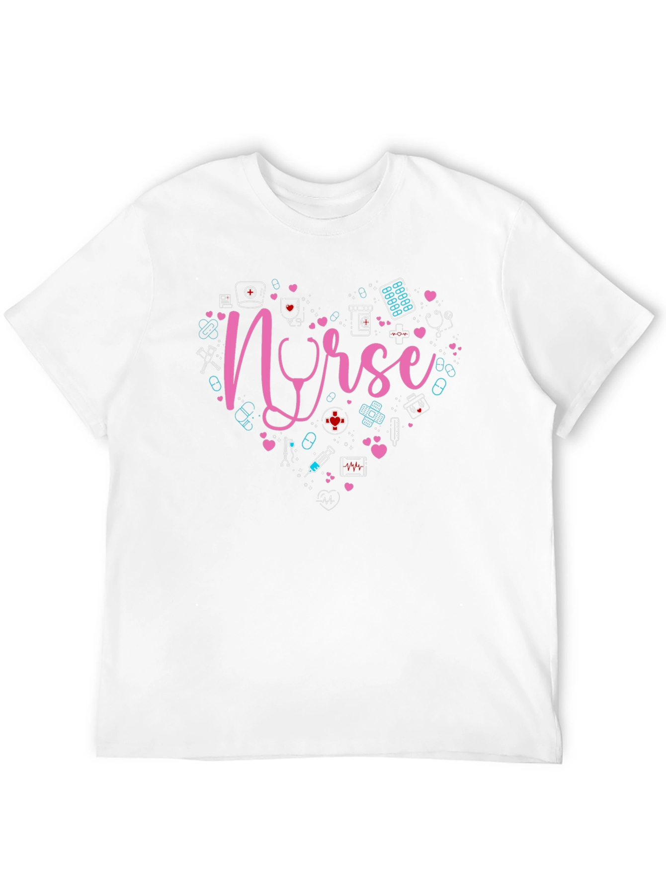 Nurse Heart Graphic T-Shirt