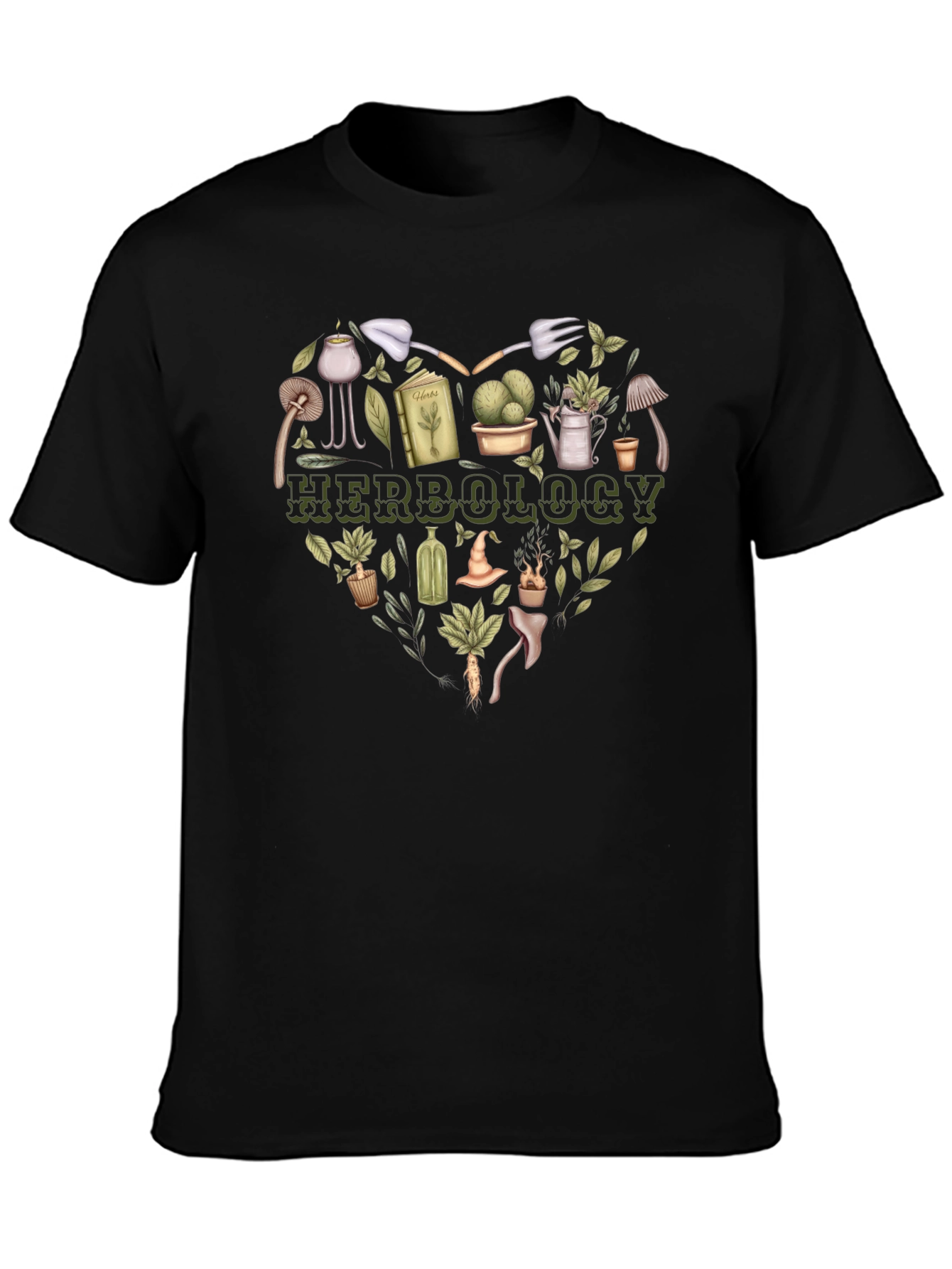 Herbology Heart Graphic Tee