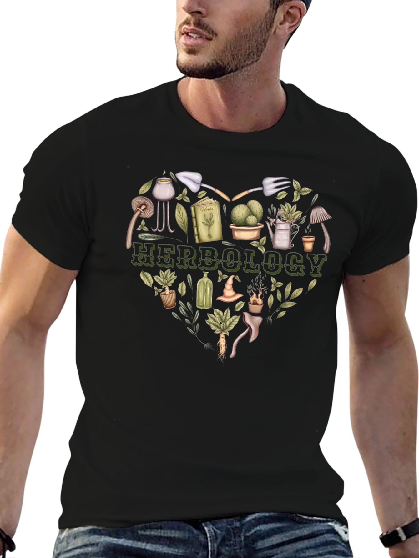 Herbology Heart Graphic Tee