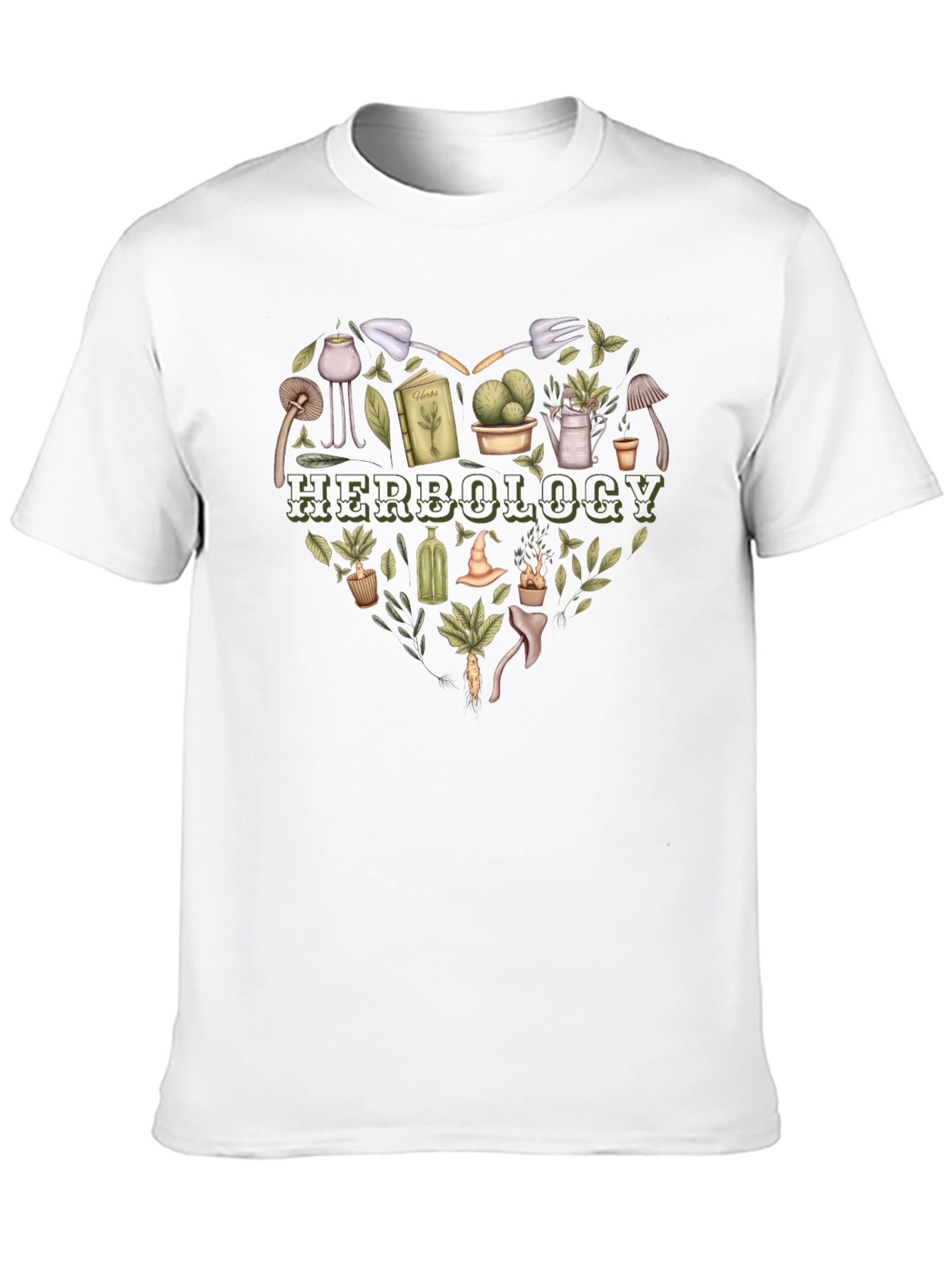 Herbology Heart Graphic Tee