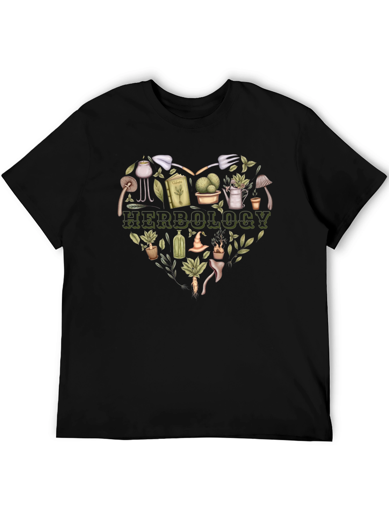 Herbology Heart Graphic Tee