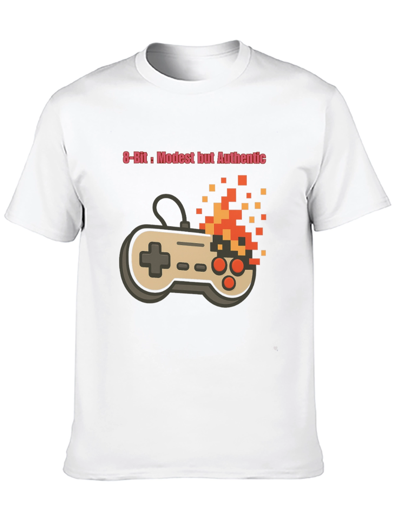 Retro Gamer T-Shirt - 8-Bit Modest & Authentic Style