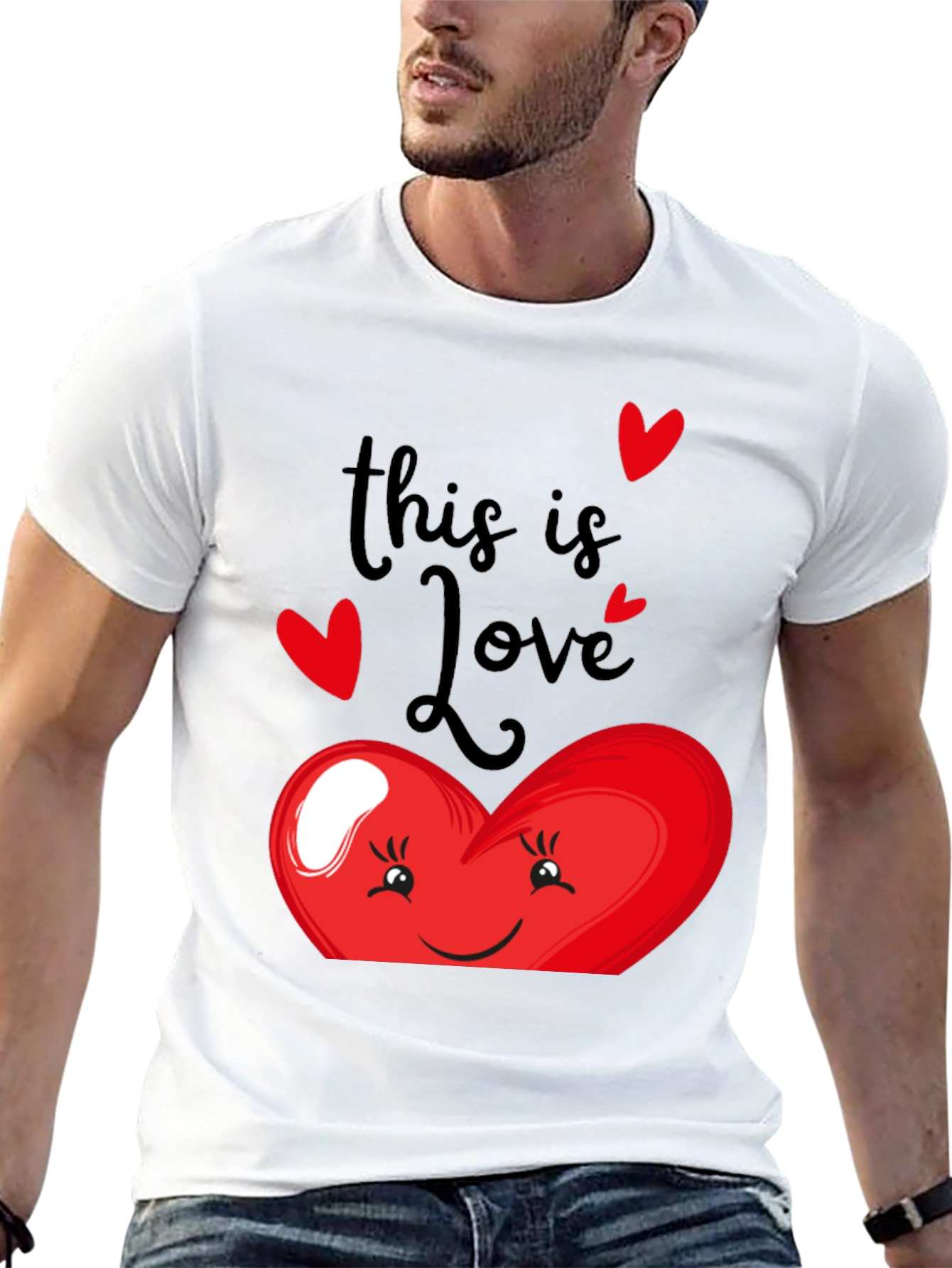 This is Love Heart Graphic Tee