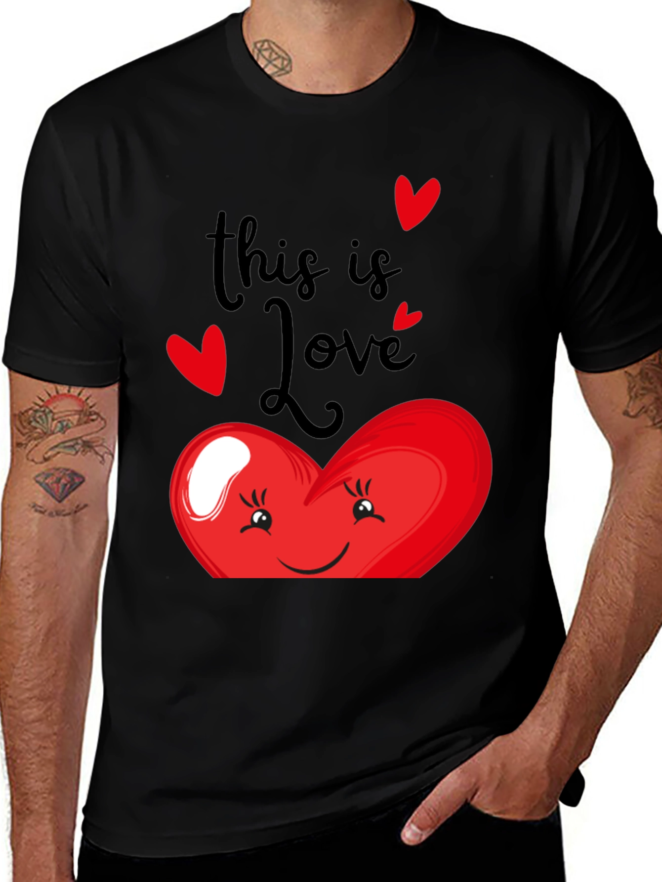This is Love Heart Graphic Tee