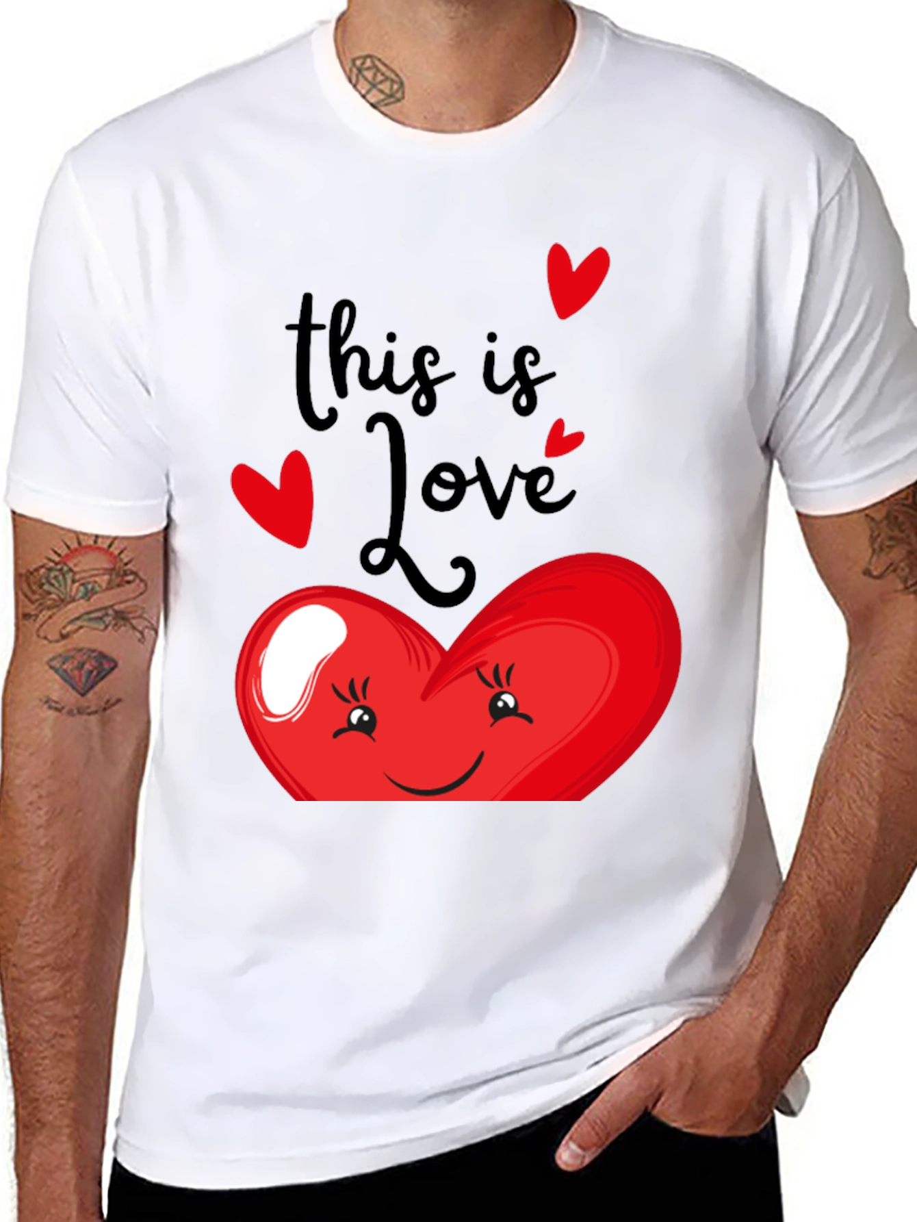 This is Love Heart Graphic Tee