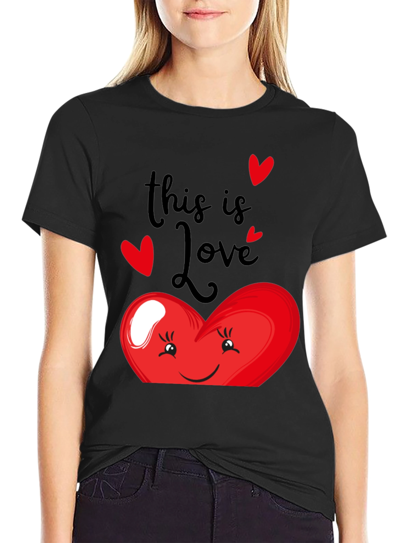 This is Love Heart Graphic Tee