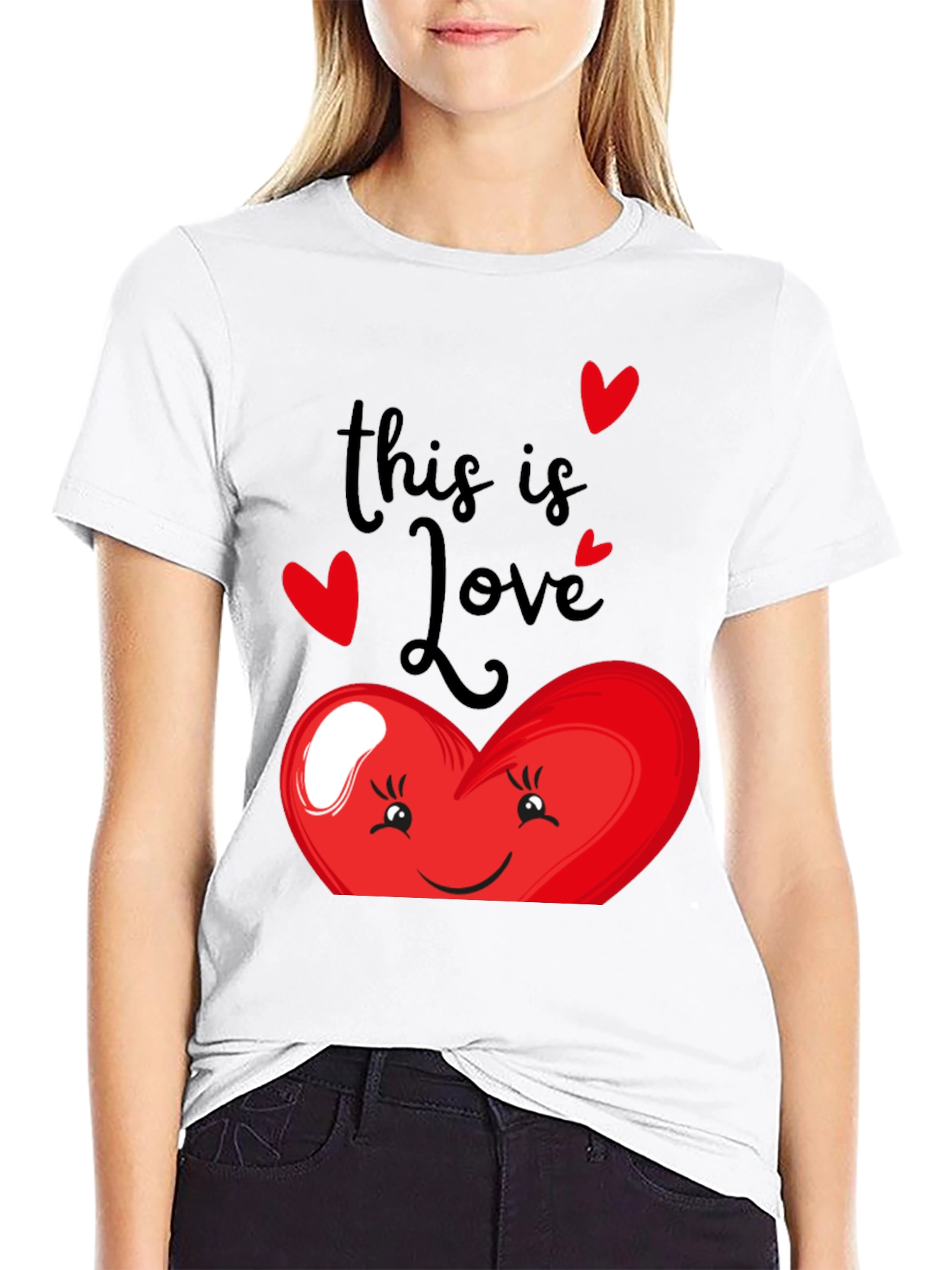 This is Love Heart Graphic Tee
