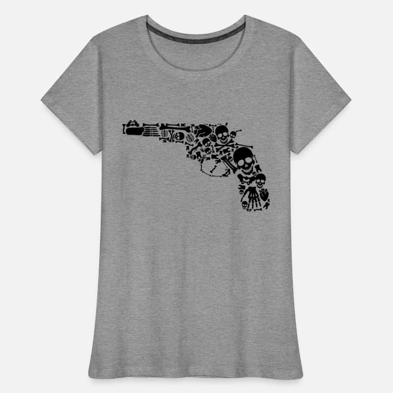 Weapon Firearm Skeleton Skull Illustration