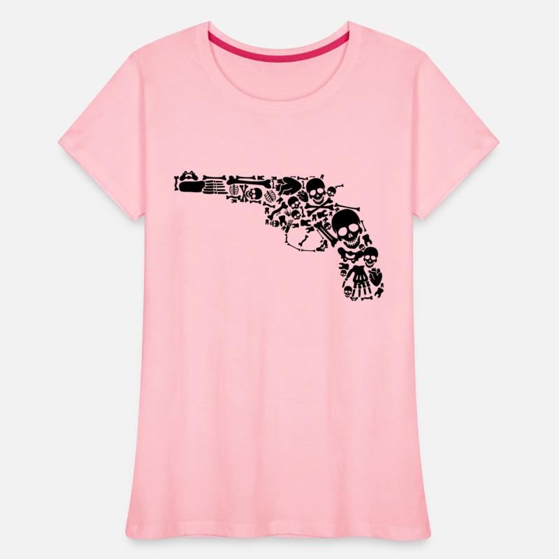 Weapon Firearm Skeleton Skull Illustration