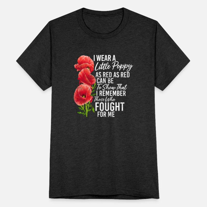 Wear A Little Poppy That I Remember These Who