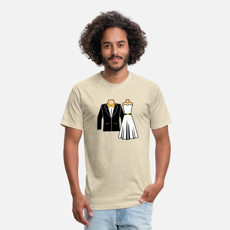 Wedding clothes bride groom