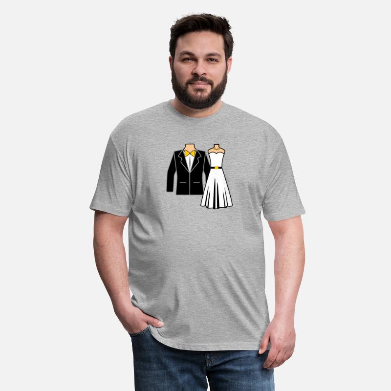 Wedding clothes bride groom