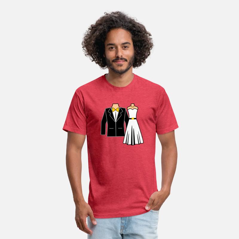 Wedding clothes bride groom