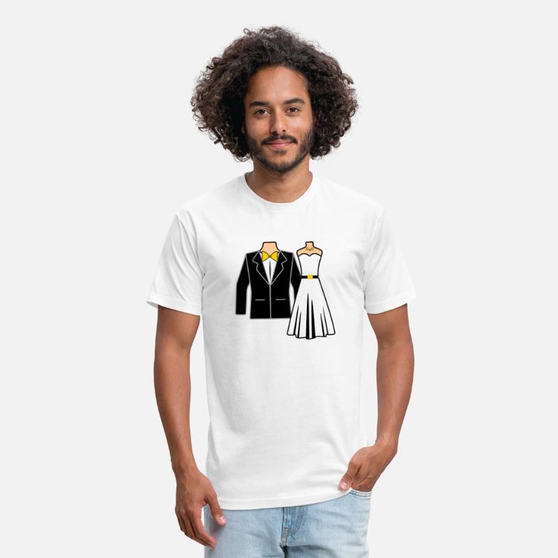 Wedding clothes bride groom