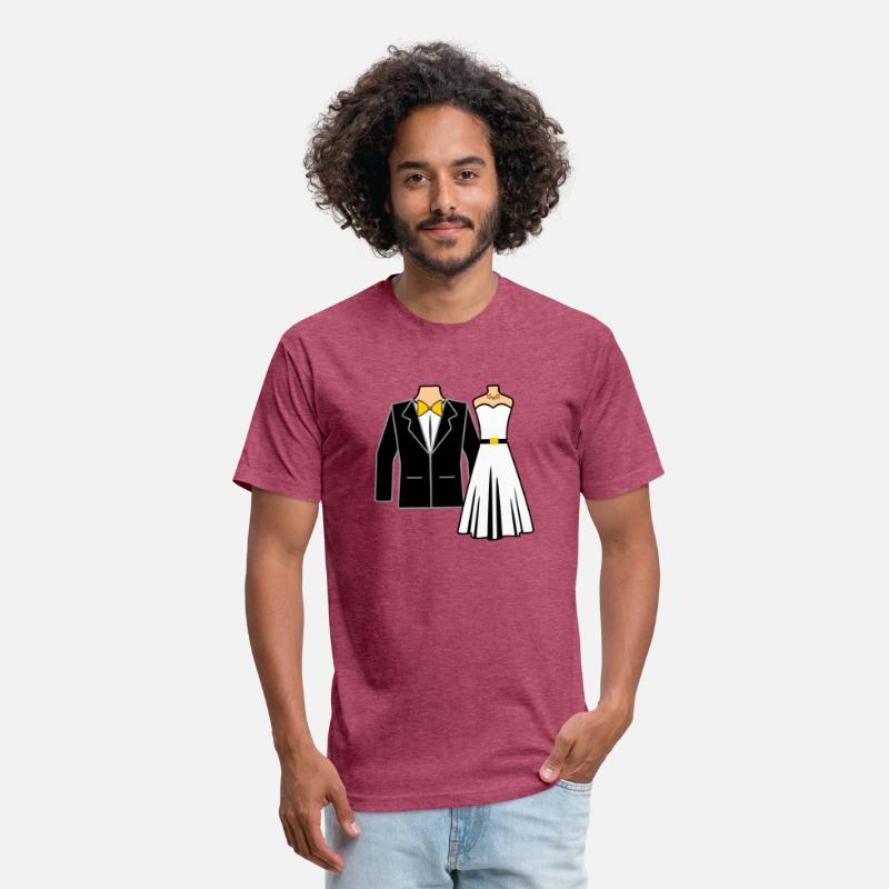 Wedding clothes bride groom